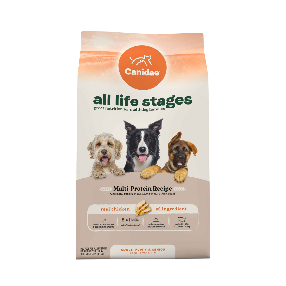 Canidae All Life Stages Dry Dog Food, Multi-Protein Recipe, 40 Pounds