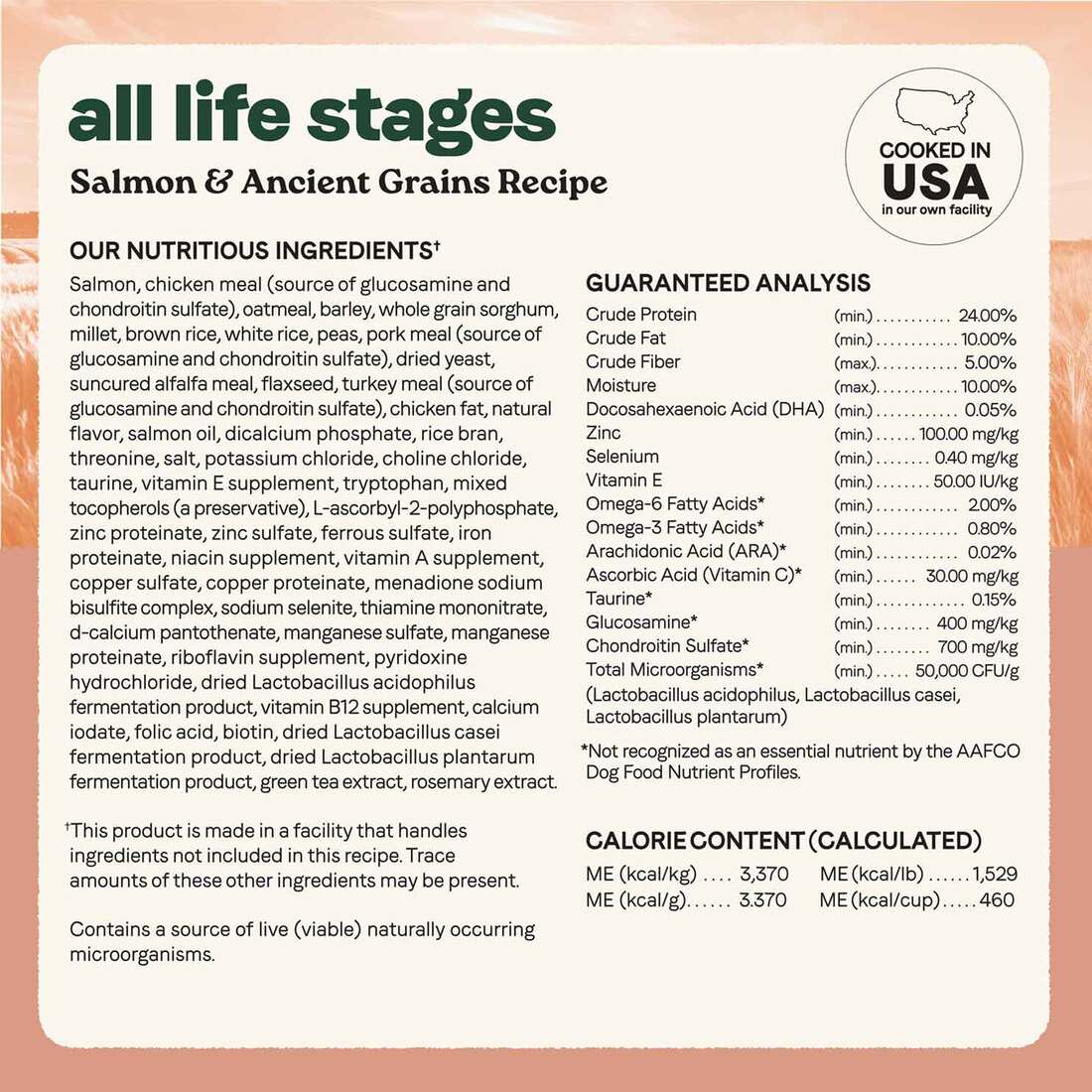 Canidae All Life Stages Dry Dog Food, Real Salmon & Ancient Grains Recipe, 5 Pounds