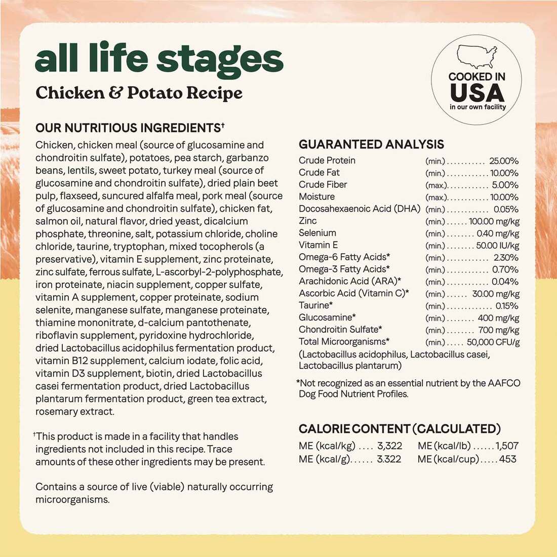 Canidae All Life Stages Dry Dog Food, Real Chicken & Potato Recipe, 4 Pounds