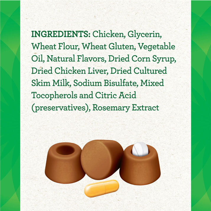 Feline Greenies Pill Pockets Treats for Cats Chicken Flavor - 1.6 Ounces, 45 Treats