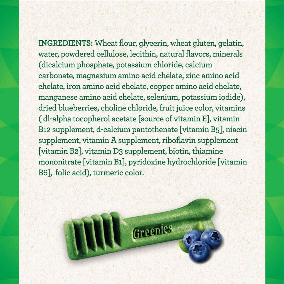 GREENIES Petite Natural Dog Dental Care Chews Oral Health Dog Treats Blueberry Flavor, 12 Ounce Pack