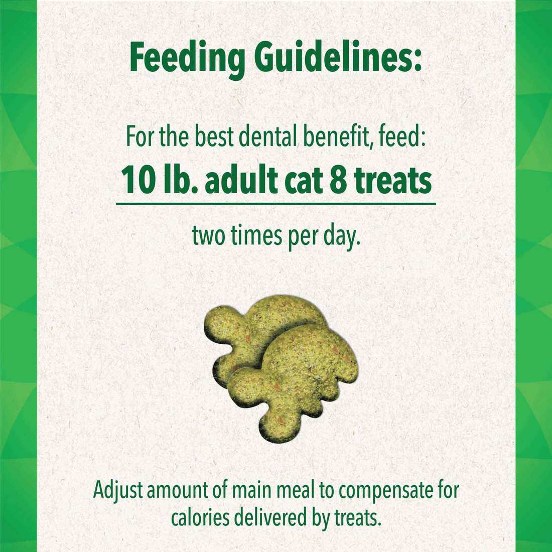 FELINE GREENIES Natural Dental Care Cat Treats Catnip Flavor, 21 Ounce Tub