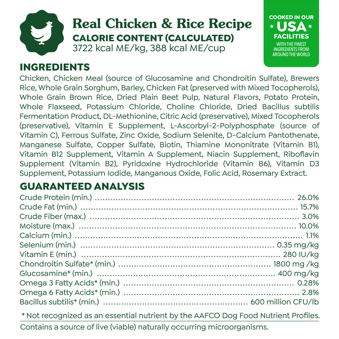 Greenies Smart Essentials Adult High Protein Dry Dog Food, Real Chicken & Rice Recipe, 6 Pound Bag