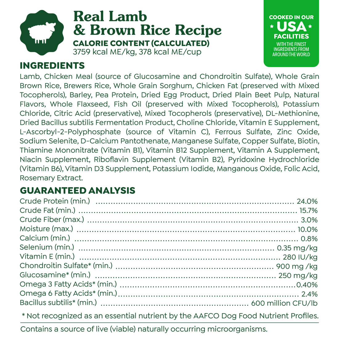 Greenies Smart Essentials Sensitive Digestion & Skin Adult Dry Dog Food, Real Lamb & Brown Rice Reci