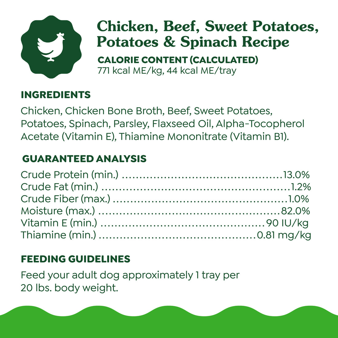 Greenies Smart Topper Wet Mix-In for Dogs, Chicken, Beef, Sweet Potatoes, Potatoes & Spinach Recipe,