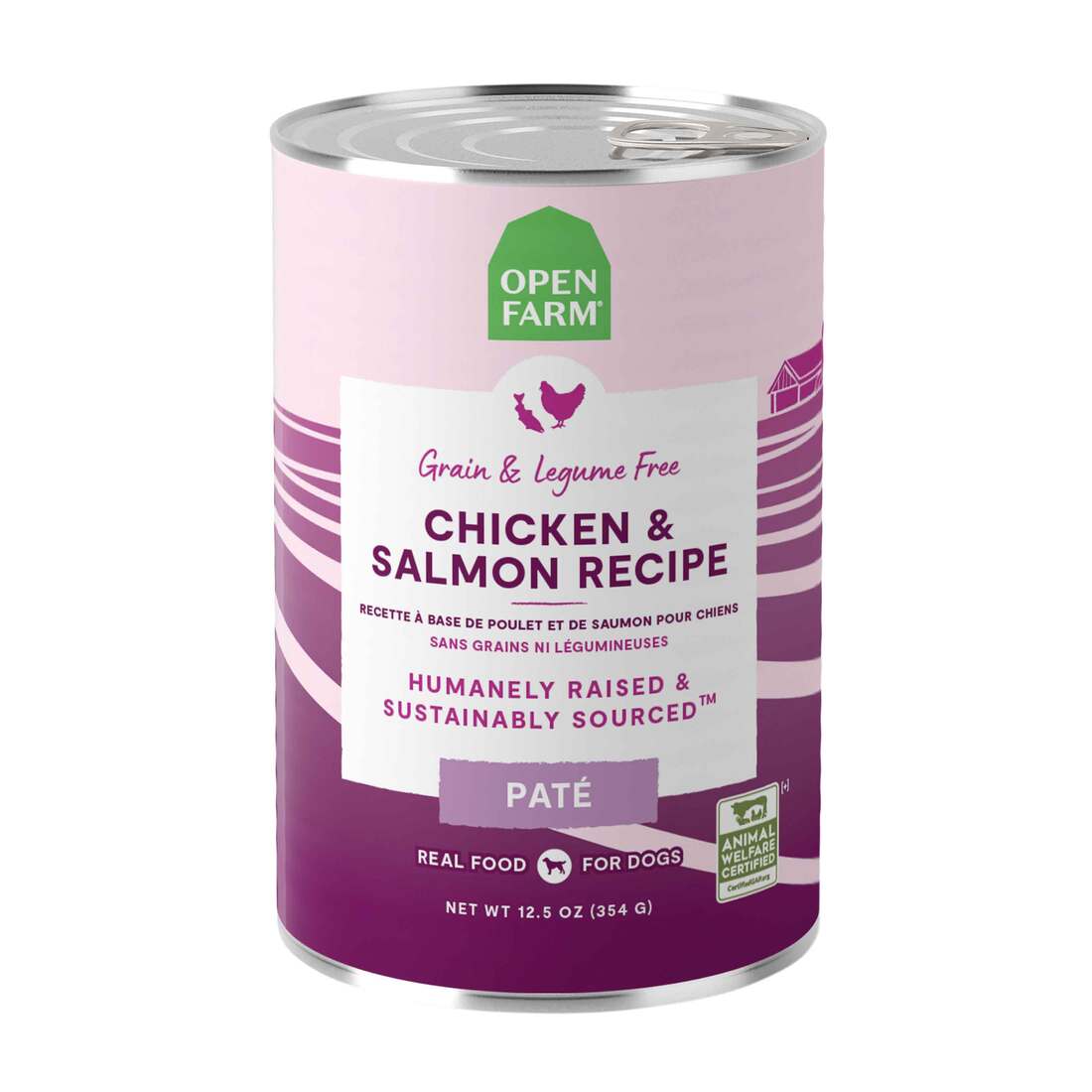 Open Farm Wet Dog Food, Chicken & Salmon Recipe, 12.5 Ounces