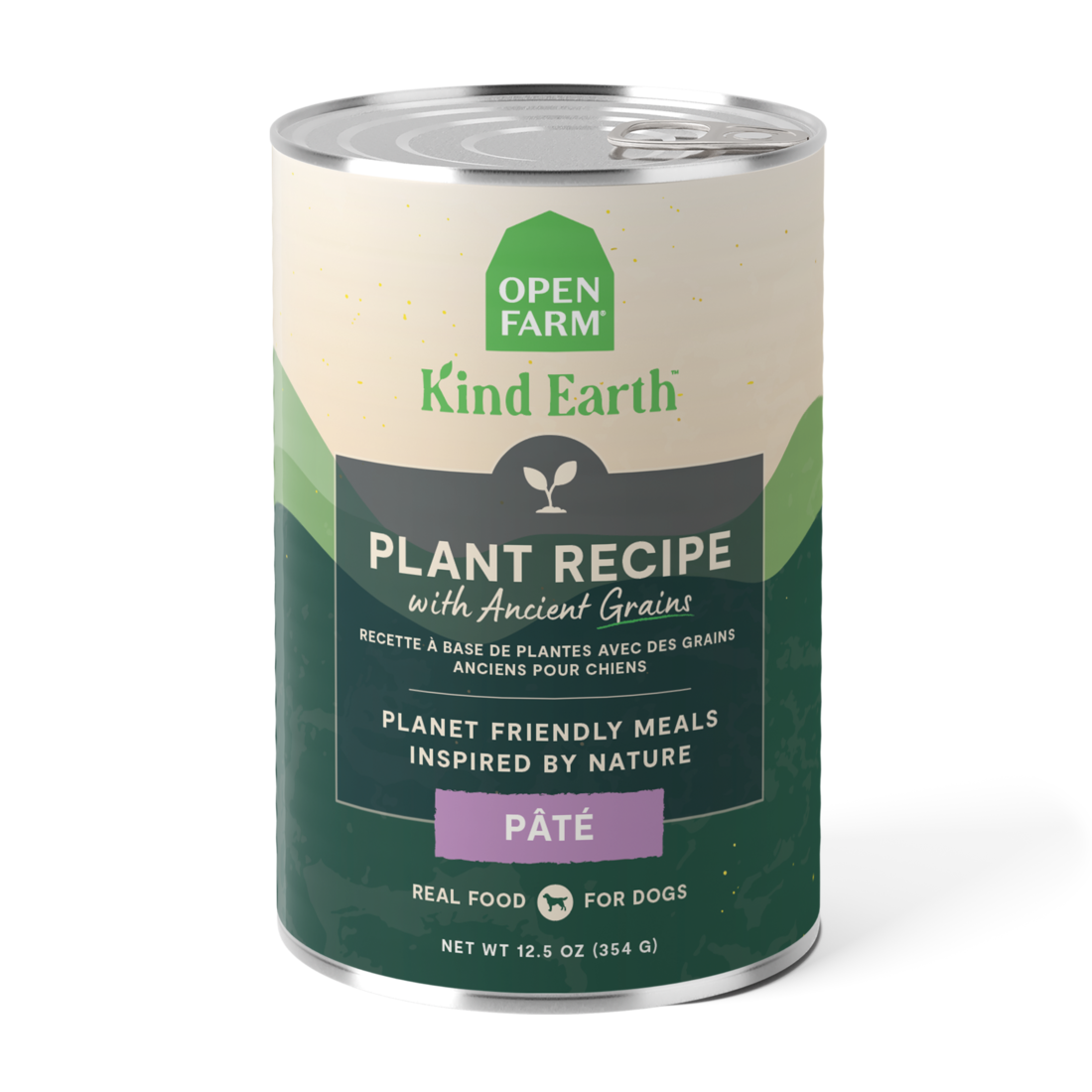 Open Farm Wet Dog Food, Kind Earth Plant-Based Recipe, 12.5 Ounces