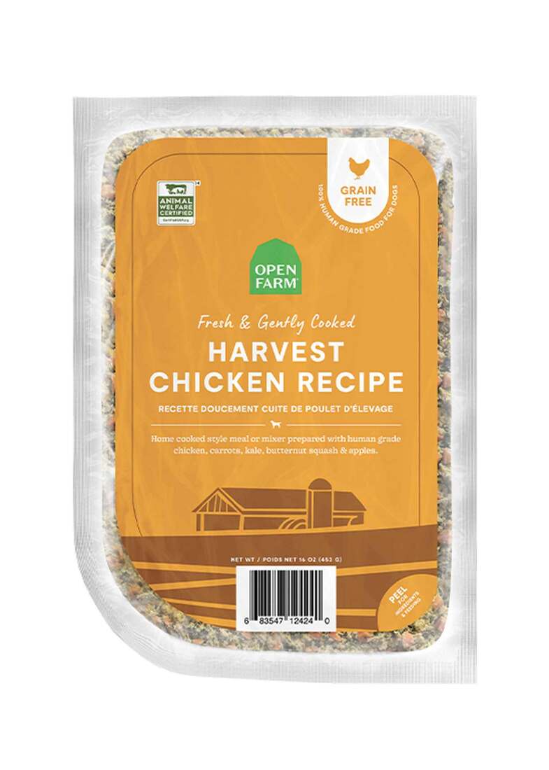 Open Farm Gently Cooked Chicken Frozen Dog Food, 16 Ounces - Not Available For Delivery
