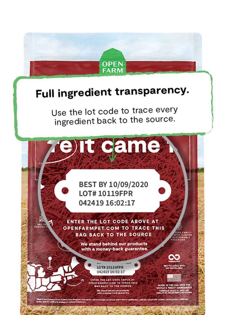 Open Farm Dry Dog Food, Ancient Grain Beef, 4 Pounds