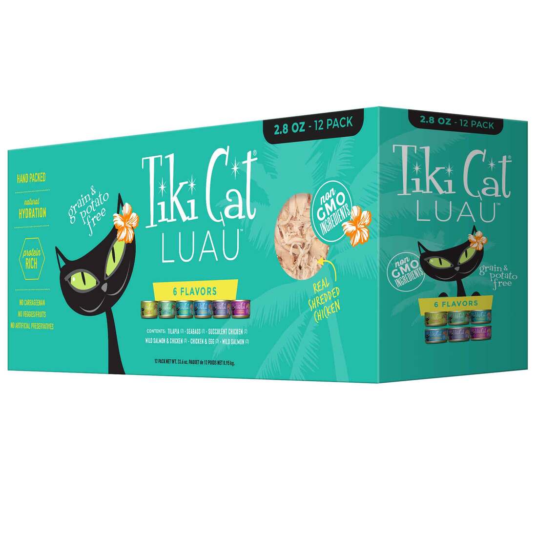 Tiki Cat Luau Wet Cat Food, Variety Pack, 2.8 Ounce Can (12 Count) | Pet  Supplies Plus