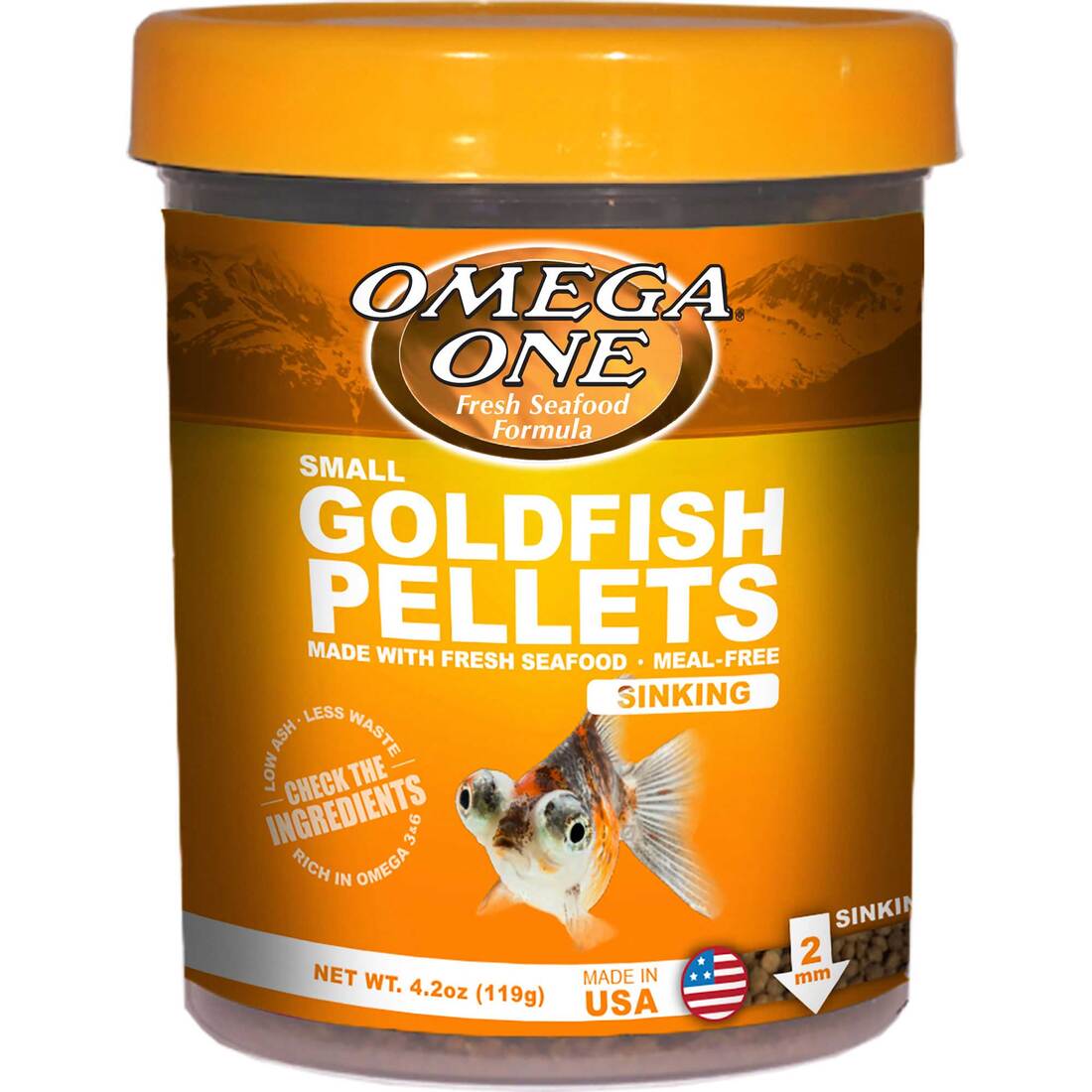 Goldfish Pellets - Small Sinking 4.2 Ounces