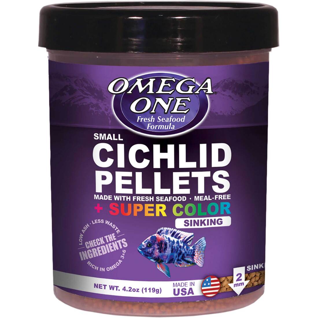 Cichlid Pellet - Small Sinking 4.2 Ounces