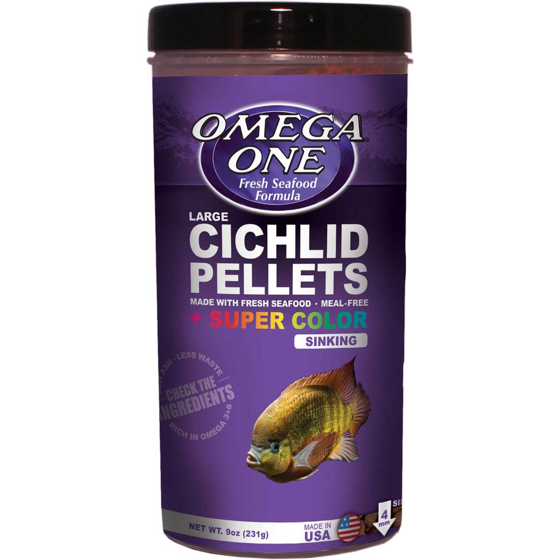 Cichlid Pellet - Large Sinking 9 Ounces