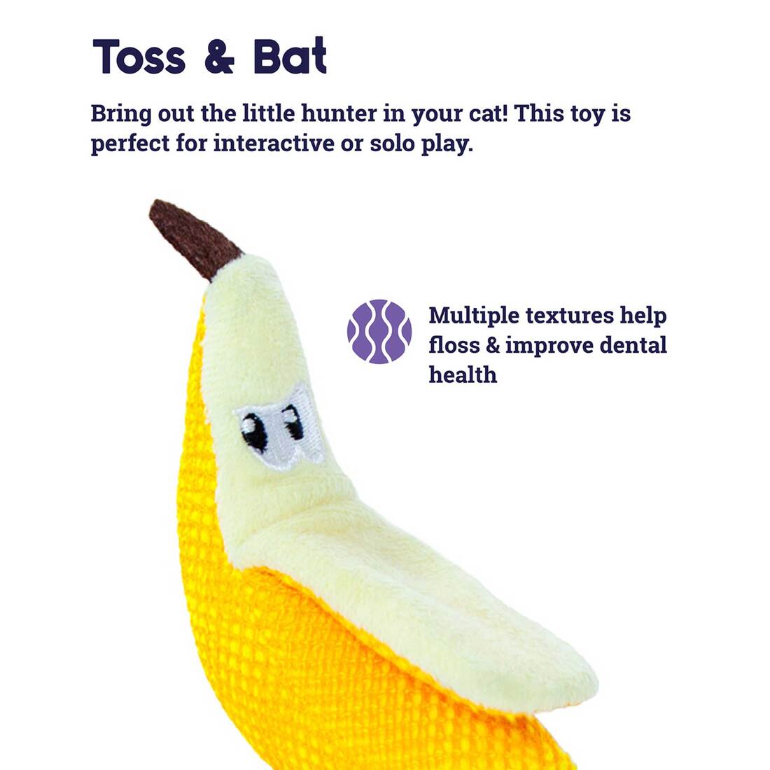 Catstages Dental Banana Cat Toy