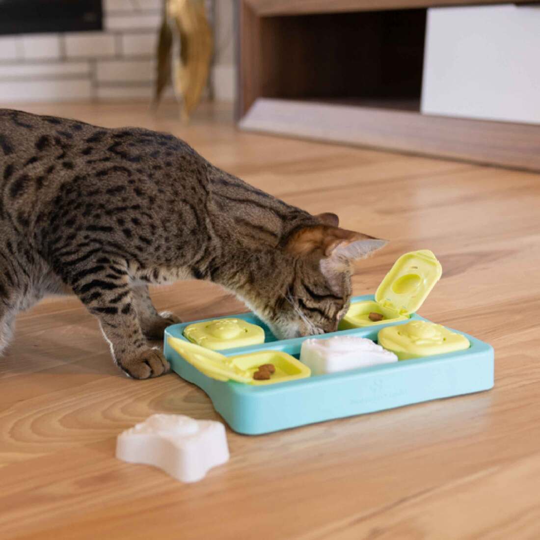 Catstages Kitty Cube Game Cat Toy, Blue