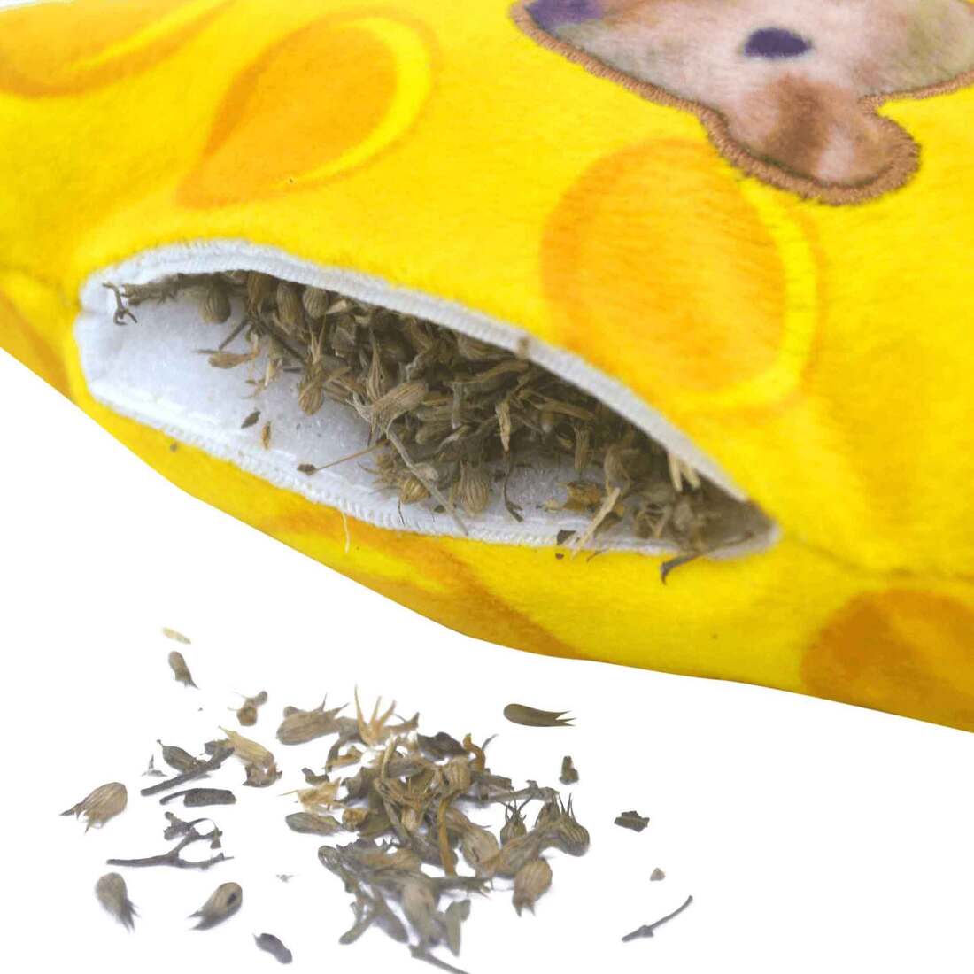 Meowijuana Get Cheesy With Mouse Cat Toy