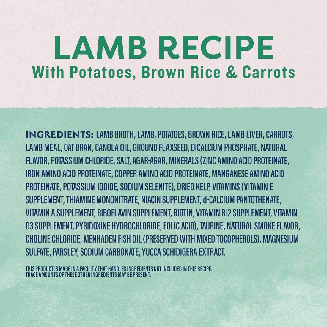 Natural Balance® Ultra Premium Lamb Canned Dog Formula, 13 Ounces