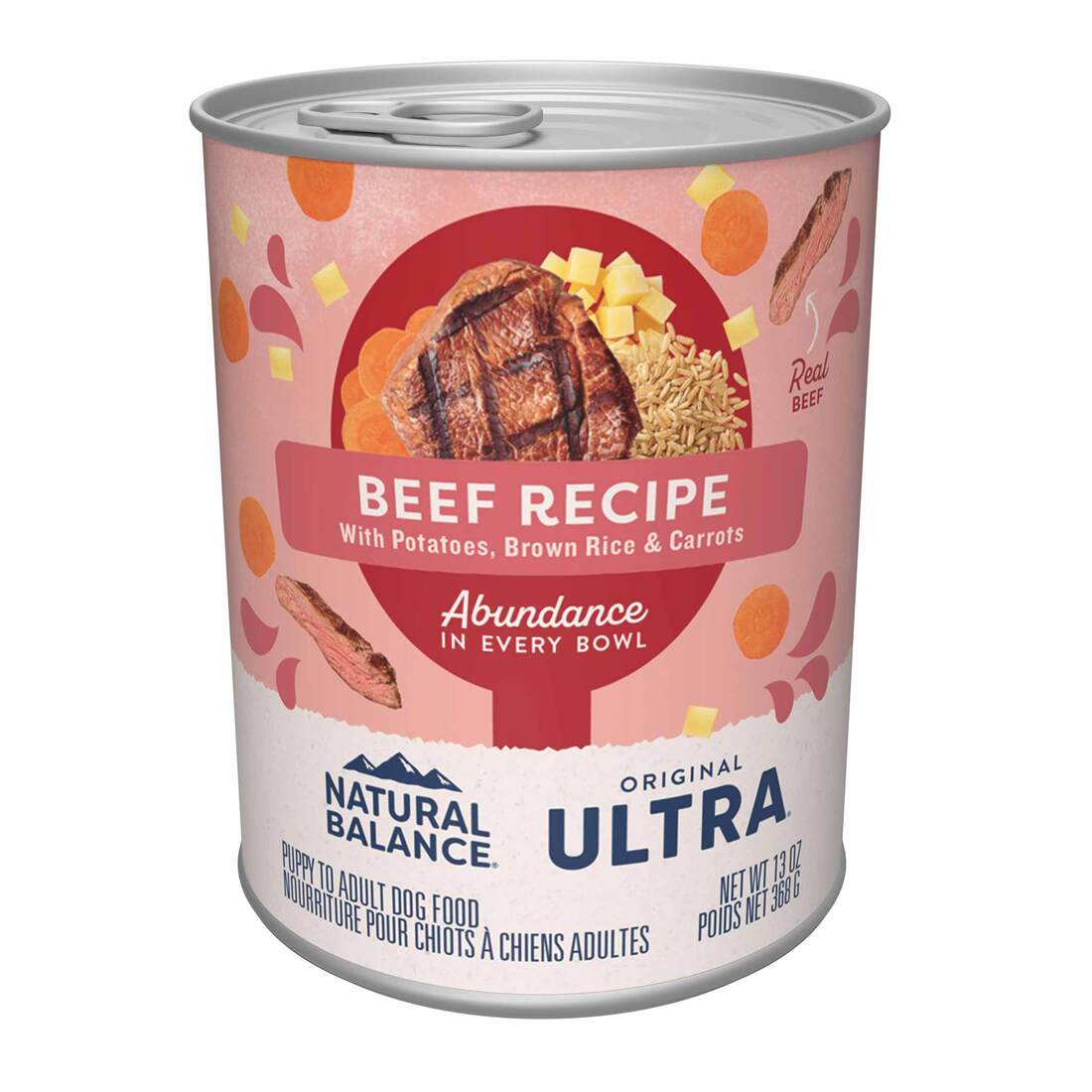 Natural Balance® Ultra Premium Beef Canned Dog Formula, 13 Ounces