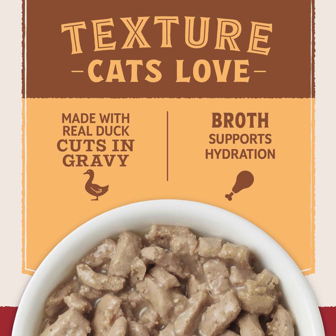 Natural Balance Ultra Protein Wet Cat Food, Real Duck Recipe Cuts in Gravy,  2.7 Ounces | Pet Supplies Plus, image size:1100x1100