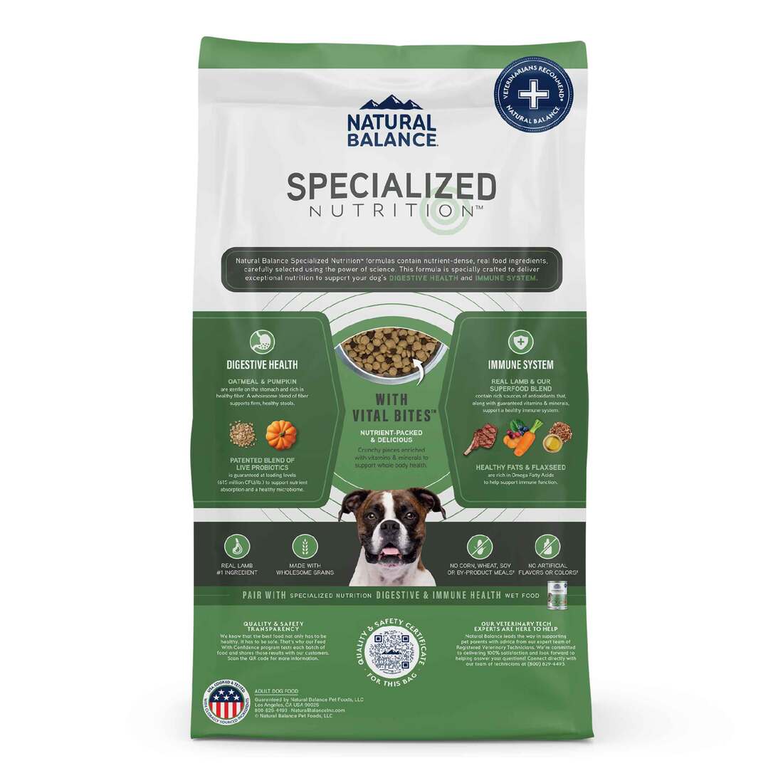 Natural Balance Specialized Nutrition Dry Dog Food, Digestive