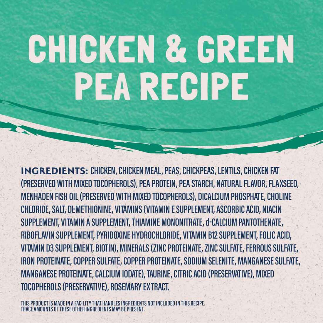 Natural Balance Limited Ingredient Grain Free Dry Cat Food, Chicken & Green Pea Recipe, 4 Pounds