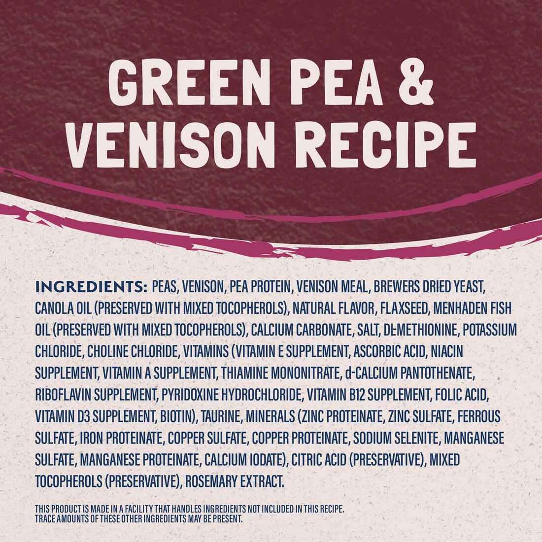 Natural Balance Limited Ingredient Reserve Dry Cat Food, Green Pea & Venison Recipe, 4 Pounds