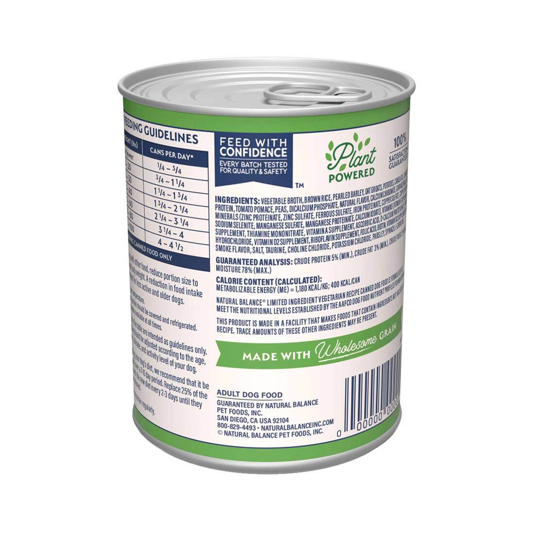 Natural Balance® Vegetarian Canned Dog Formula, 13 Ounces