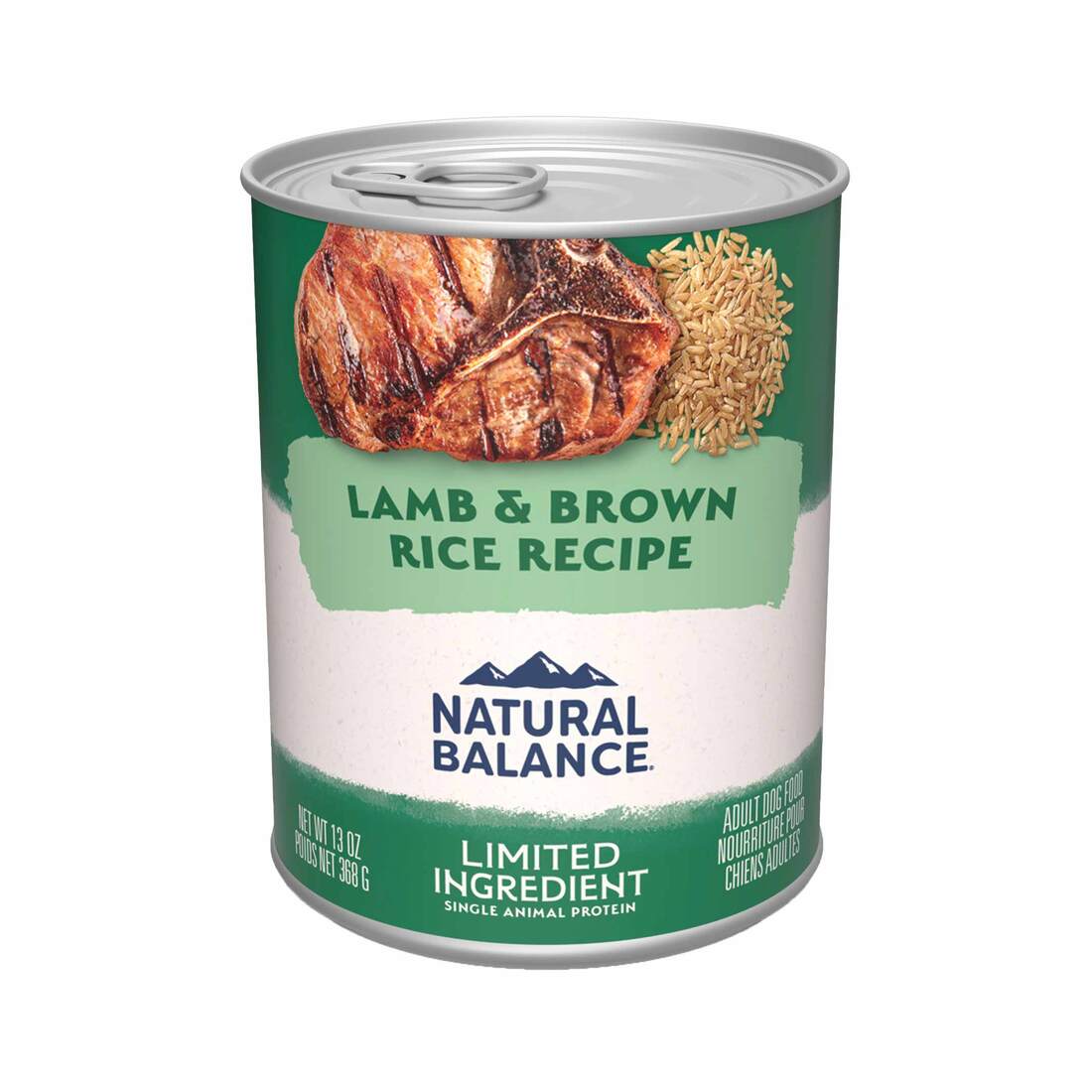 Natural Balance® L.I.D. Limited Ingredient Diets® Lamb & Brown Rice Canned Dog Formula, 13 Ounces
