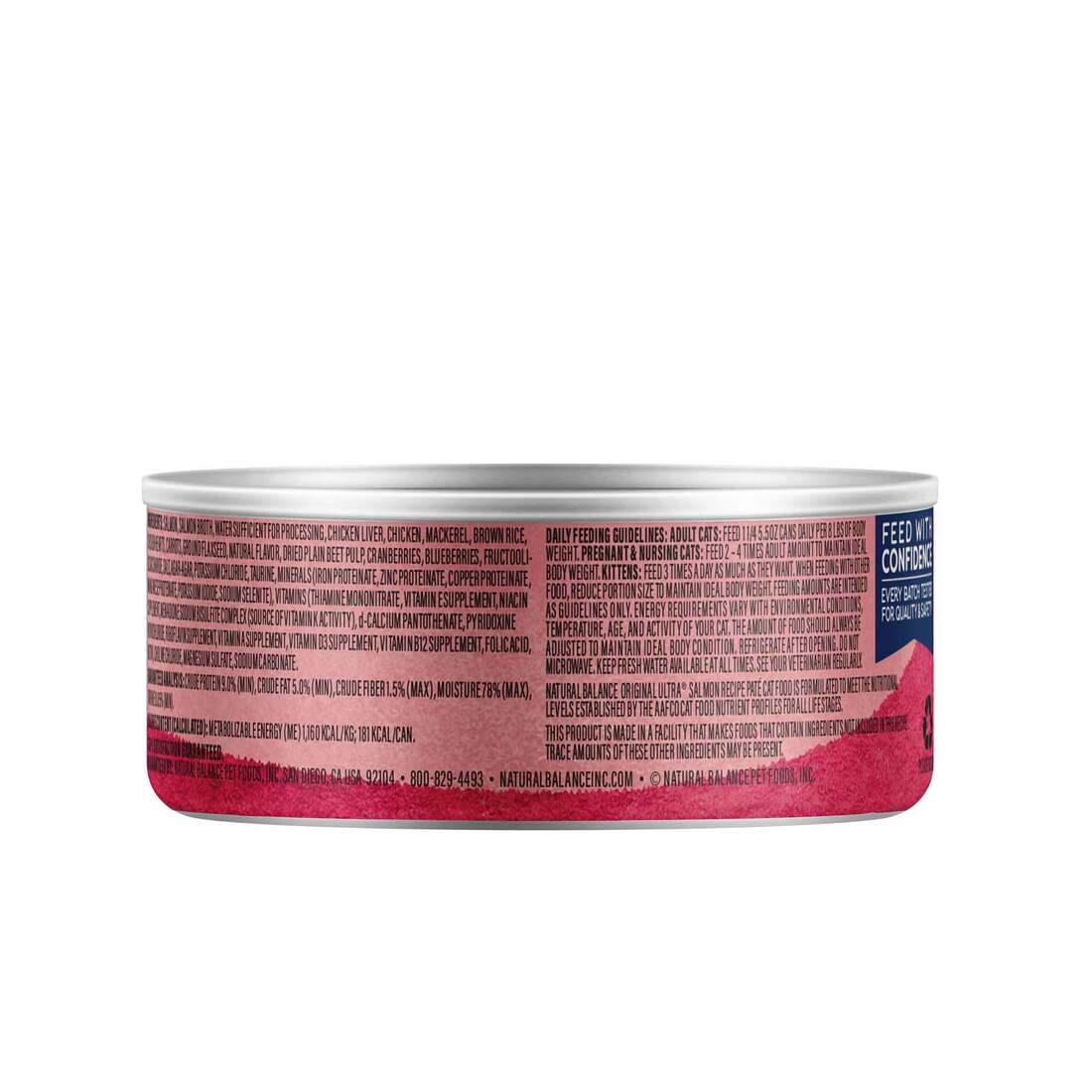 Natural Balance® Ultra Premium Salmon Canned Cat Formula, 5.5 Ounce Can