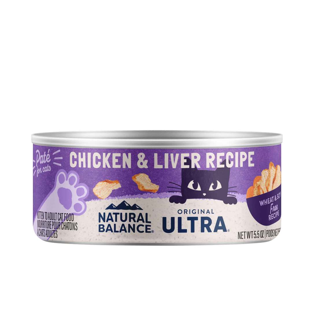 Natural Balance Original Ultra Wet Cat Food, Chicken & Liver, 5.5 Ounces