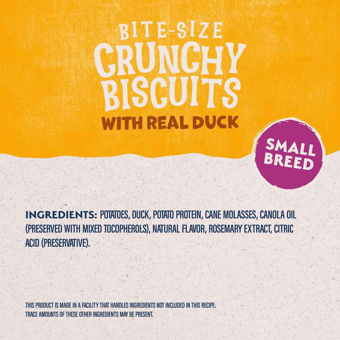 Natural Balance® Rewards Crunchy Biscuits With Real Duck Small Breed Dog Treats, 8 Ounces