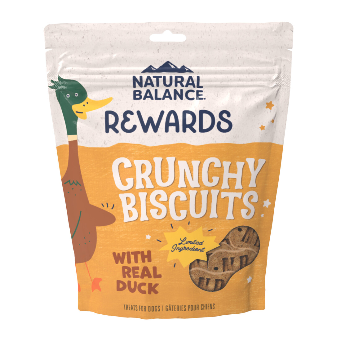 Natural Balance® Rewards Crunchy Biscuits With Real Duck Dog Treats, 28 Ounces