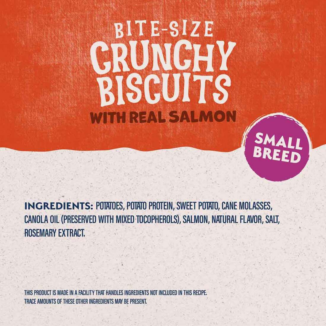Natural Balance® Rewards Crunchy Biscuits With Real Salmon Small Breed Dog Treats, 8 Ounces