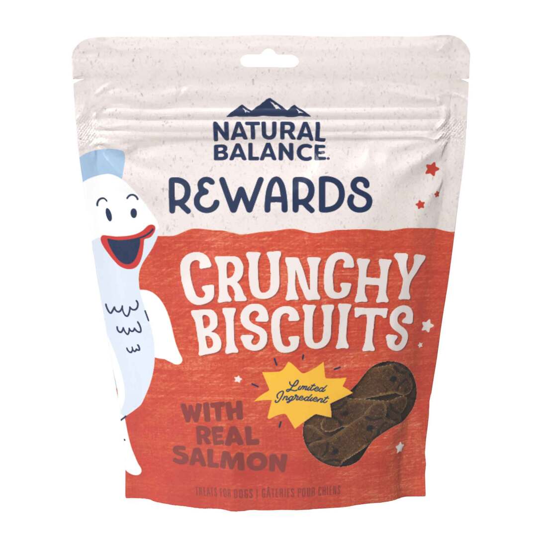 Natural Balance® Rewards Crunchy Biscuits With Real Salmon Dog Treats, 14 Ounces