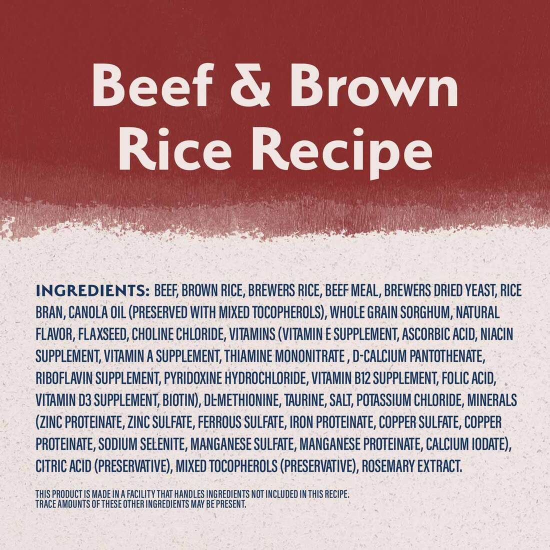 Natural Balance L.I.D. Limited Ingredient Diets Beef and Brown Rice Dry Dog Food, 24 Pounds