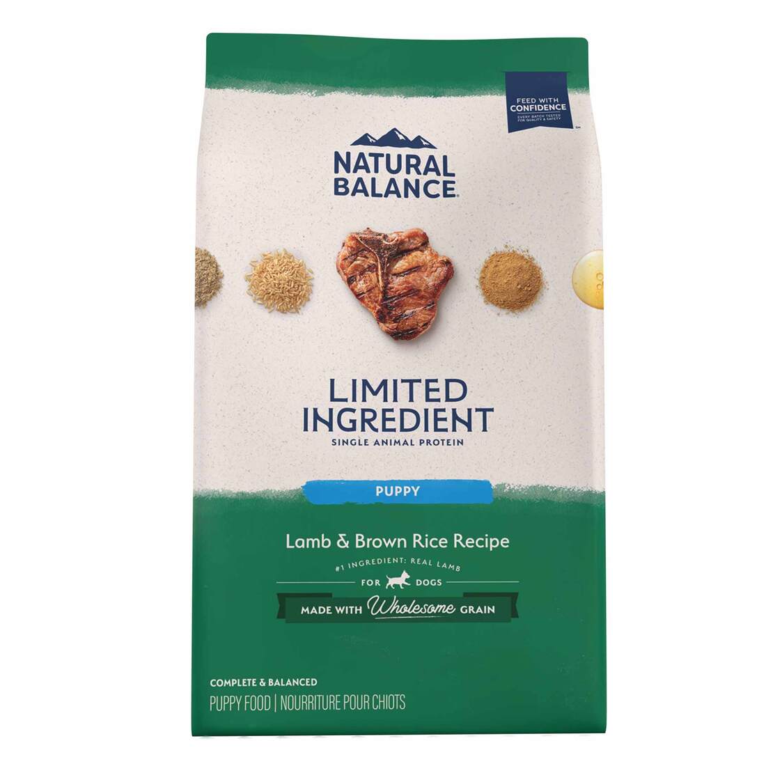 Natural Balance L.I.D Limited Ingredient Diet Lamb and Rice Puppy Dry Dog Food 4 Pounds