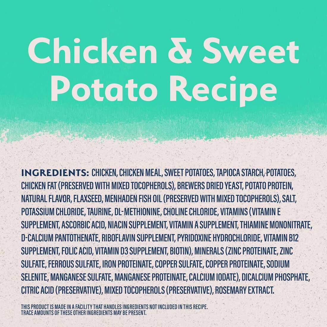 Natural Balance L.I.D. Limited Ingredient Diets Chicken & Sweet Potato Formula Dry Dog Food, 4 Pound