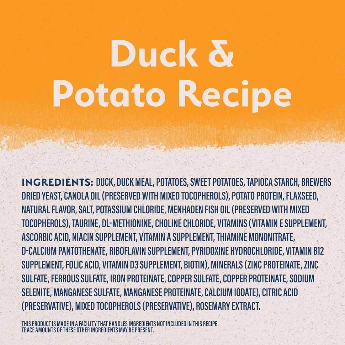 Natural Balance L.I.D. Limited Ingredient Diets Duck & Potato Formula Dry Dog Food, 4 Pounds