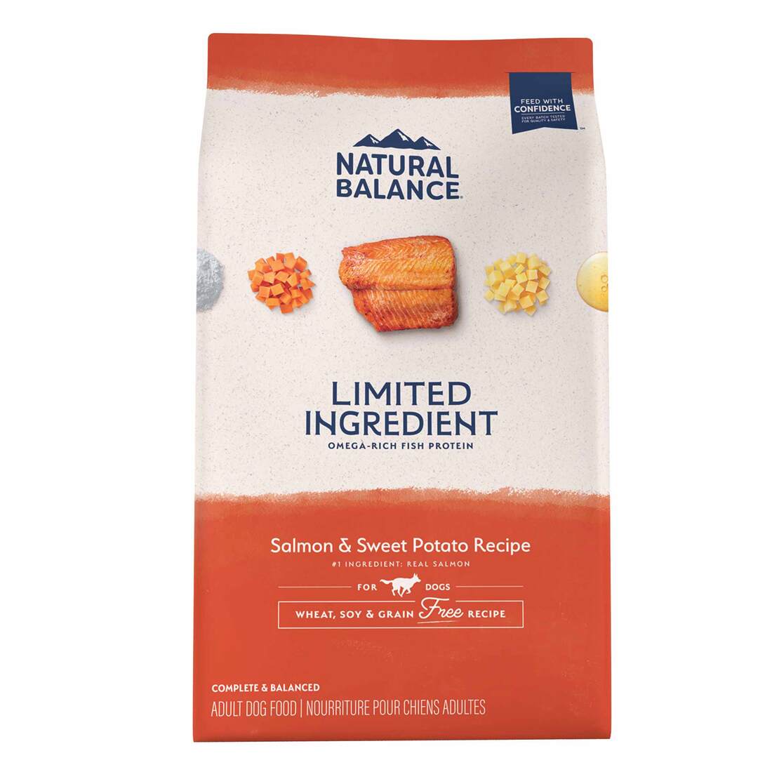 Natural Balance L.I.D. Limited Ingredient Diets Salmon & Sweet Potato Formula Dry Dog Food, 4 Pounds