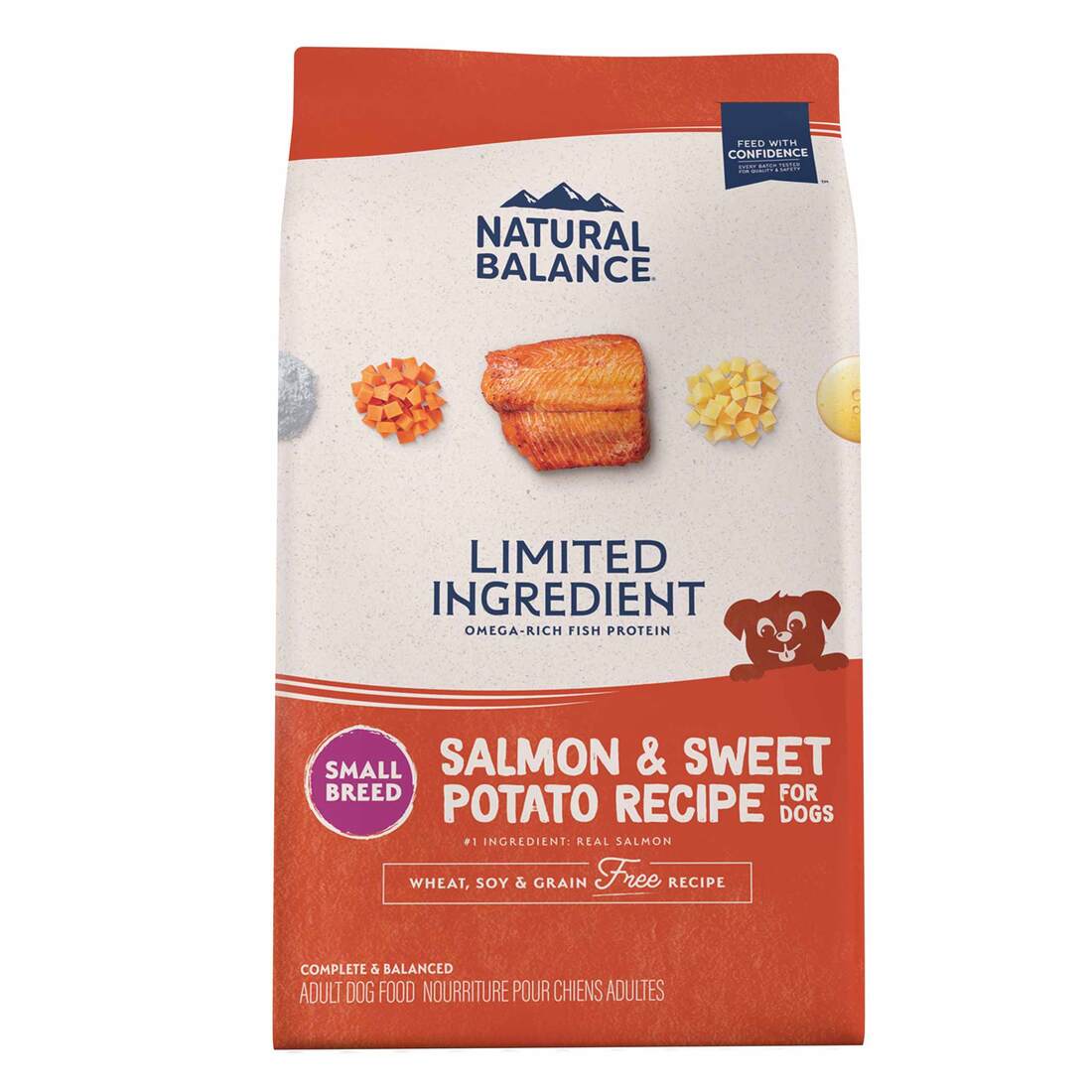 Natural Balance L.I.D. Limited Ingredient Diets Salmon & Sweet Potato Formula Small Breed Bites Dry 