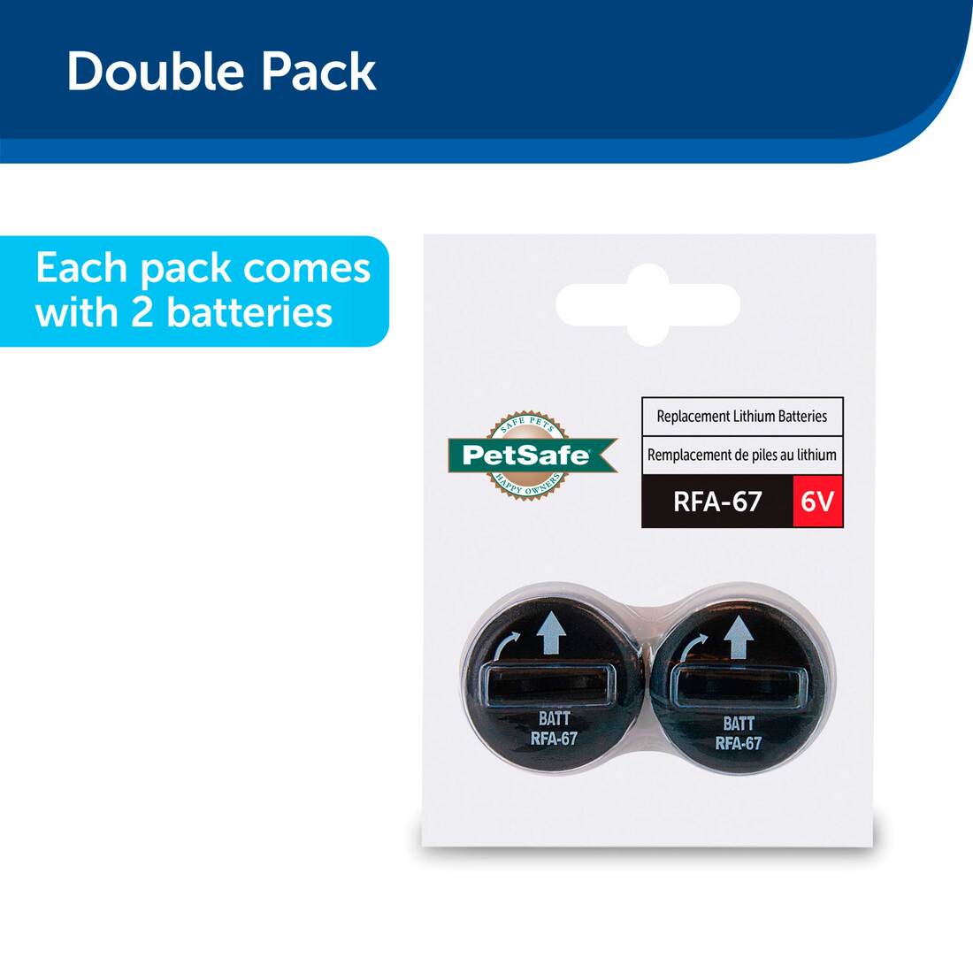 PetSafe® 6-Volt Battery, 2 Pack