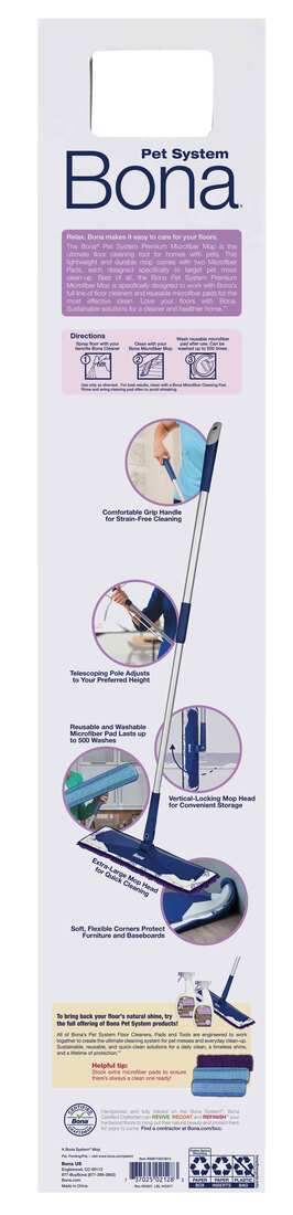 Bona Pet Multi Surface Microfiber Pet Floor Mop