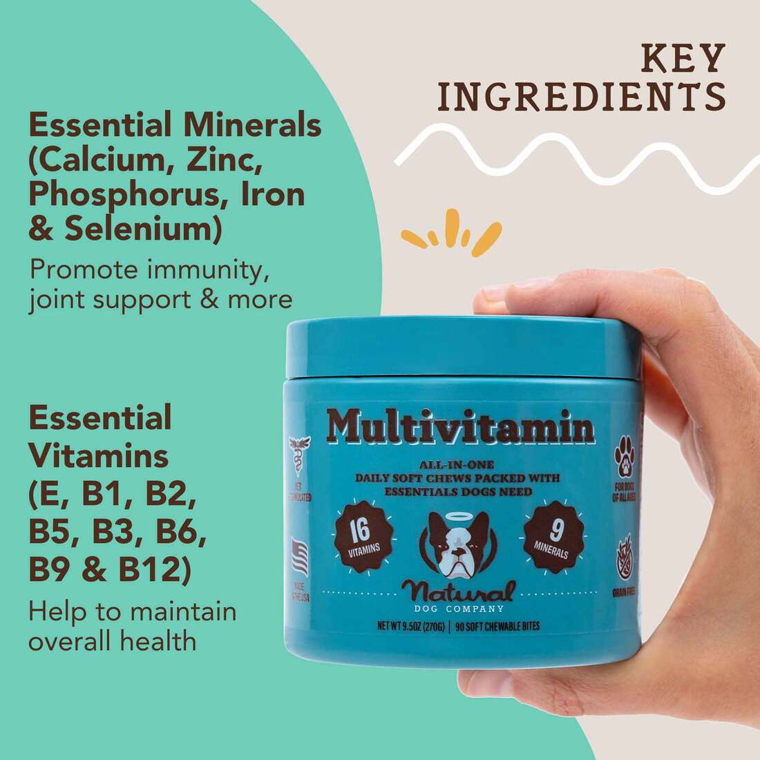 Natural Dog Company Multivitamin Supplement