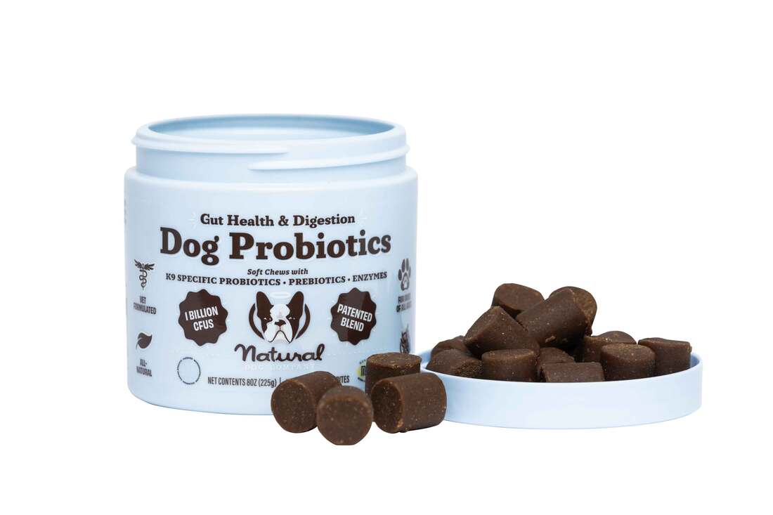 Natural Dog Company Probiotic Supplement, 45 Count
