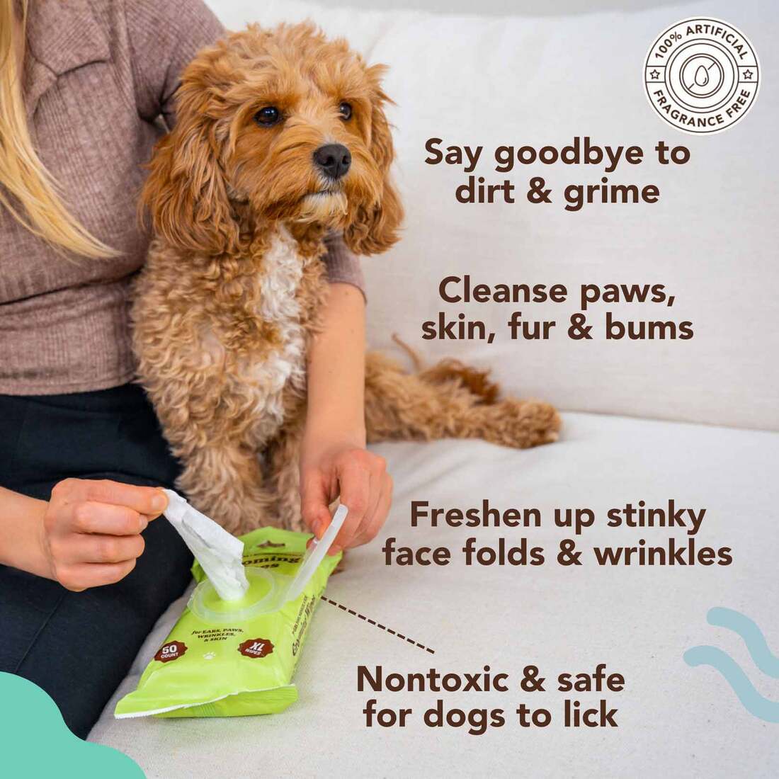 Natural Dog Company Grooming Wipes