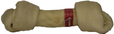 Lennox Rawhide Express Natural Knotted Bone Dog Chew, 9-10"
