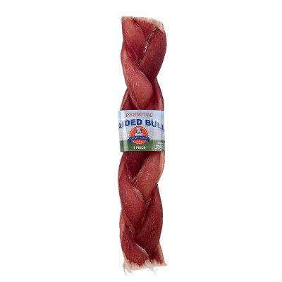Lennox Bully Braided Dog Treat, 6 Inches