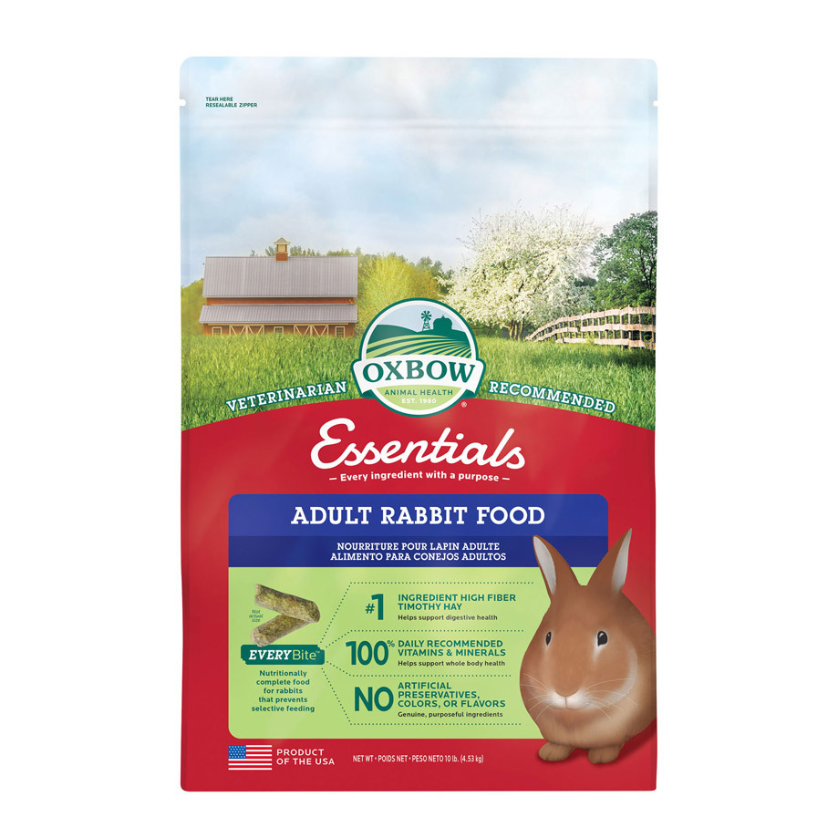 Oxbow Essentials Adult Rabbit Food, 10 Pounds