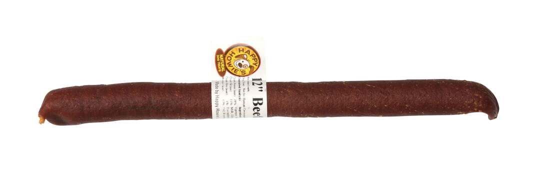 Happy Howies Beef Sausage Dog Treat, 12 Inches