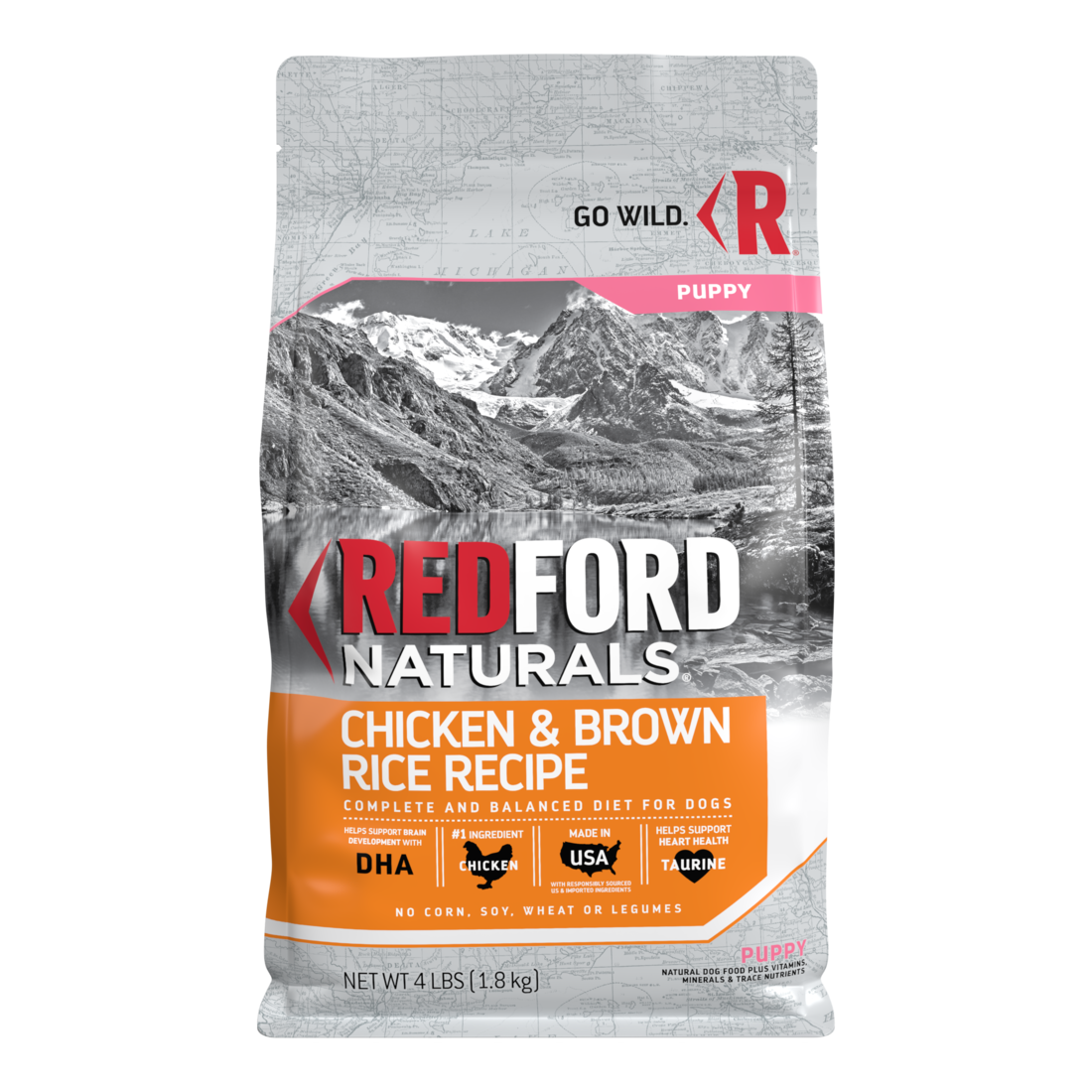 Dog Food Dry Food Redford Naturals Puppy Chicken And Brown Rice Recipe 